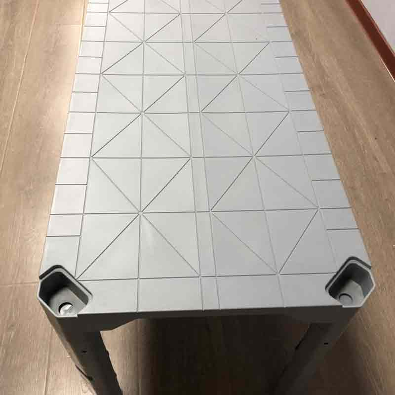 Boltless Garage Shelves Bathroom Display Plastic Stacking Racks Shelves Storage Shelves