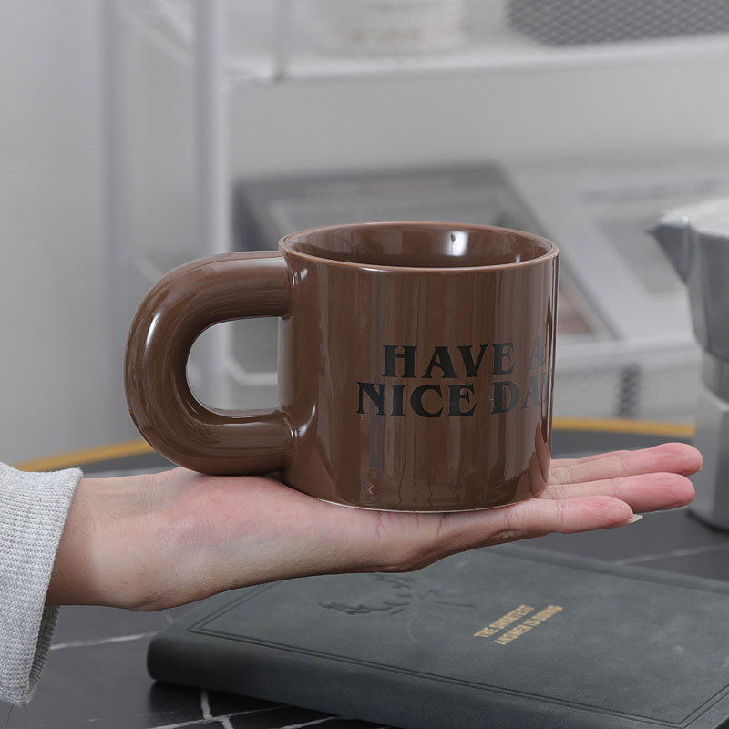 Creative Gifts Ceramic Coffee Milk Mug with Funny Middle Finger