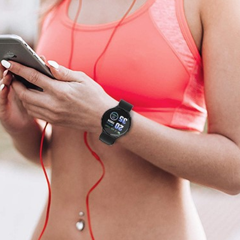 D18 Smart Watch Functional Blood Pressure Waterproof Digital Watches Sports Fitness Tracker Watch