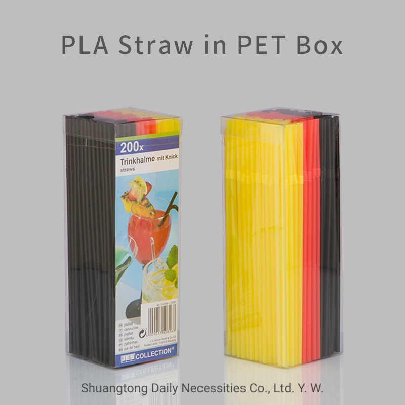 Party Supplies Decoration Biodegradable Compostable Eco-Friendly Spoon PLA Drinking Straw