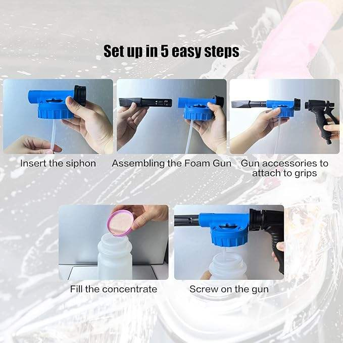 Пистолет для пенной мойки автомобиля с баком