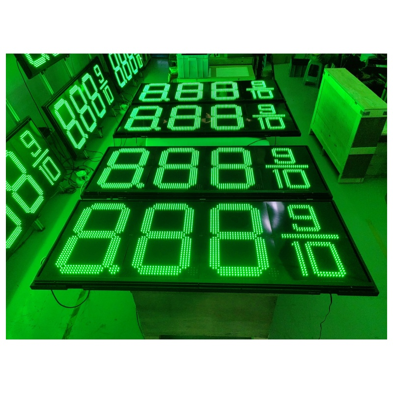 Petrol Station Wireless Forcort WiFi APP with RF Remote Controlle Digit Sign Gas Price 7 Segment LED Display