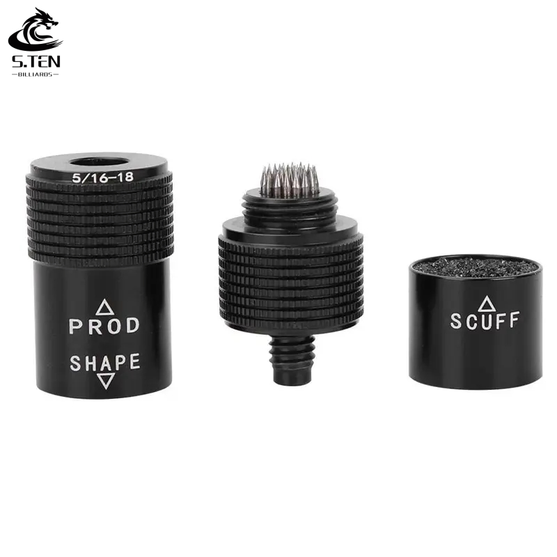 Screw Thread Jointed Protector Billiard Cue Tip Sander Wholesale