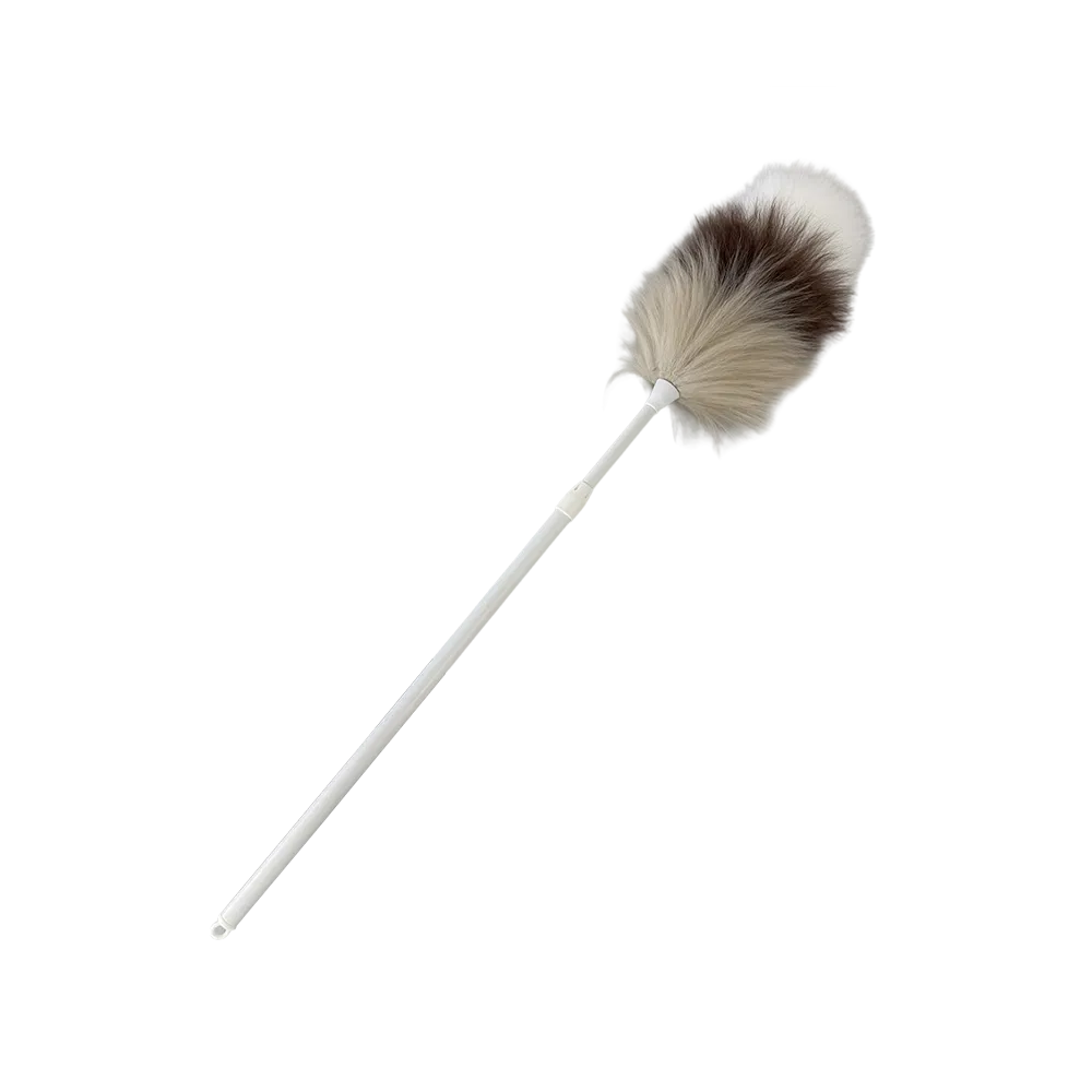Retractable Multi-Colored Household Wool Duster