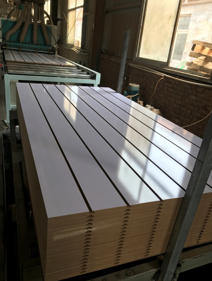 Huatian Melamine Face MDF Slotted