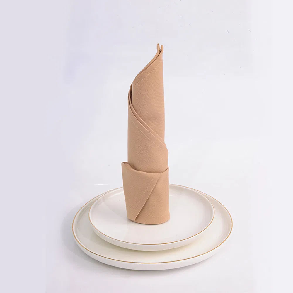 2024 New Product Wedding Table Cloth Pre-Washed Napkin Cloth