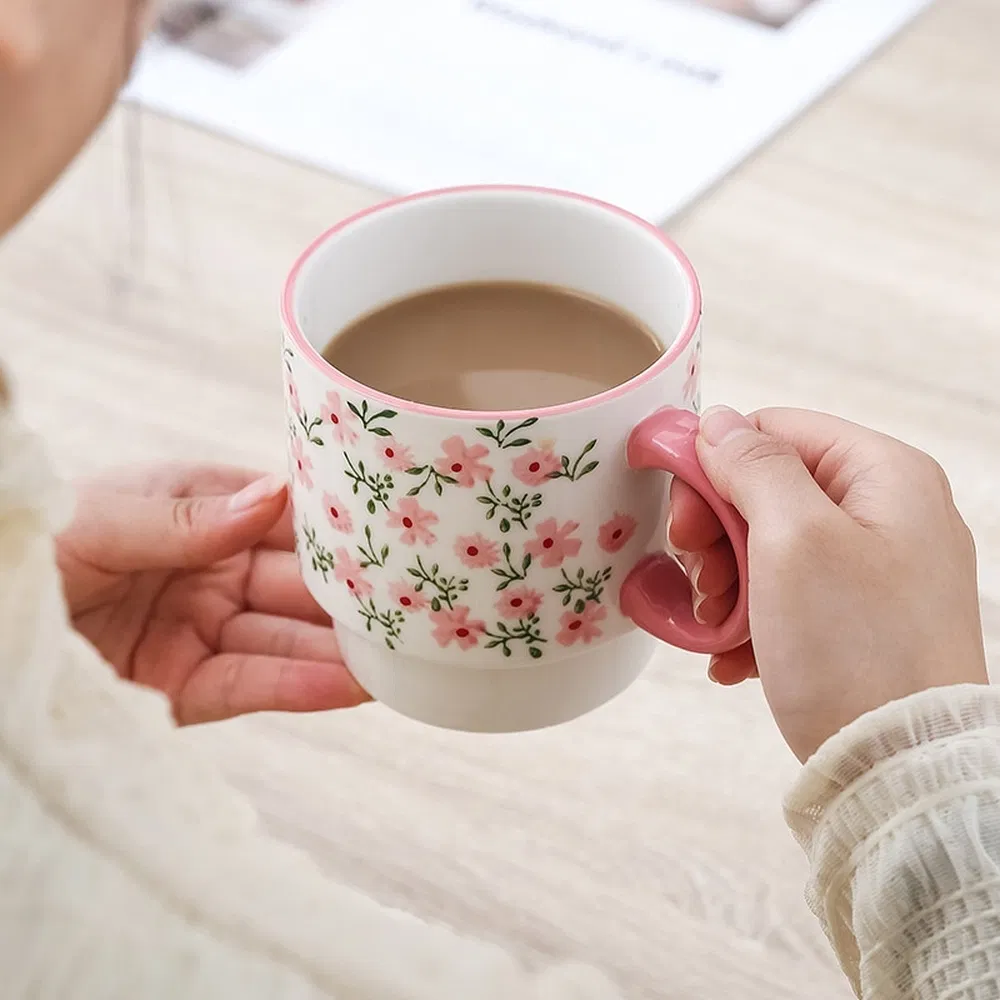 Resistant Hot and Cold Temperatures Ceramic Water Cup for Hosting Clients