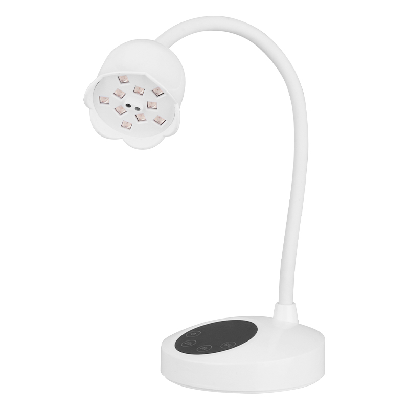 20W UV LED Nail Lamp USB Professional Nail Dryer with 360° Rotatable Gooseneck Nail Light
