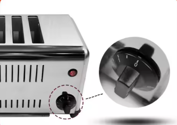 Premium Compact Stainless Steel Toaster with Adjustable Browning Control