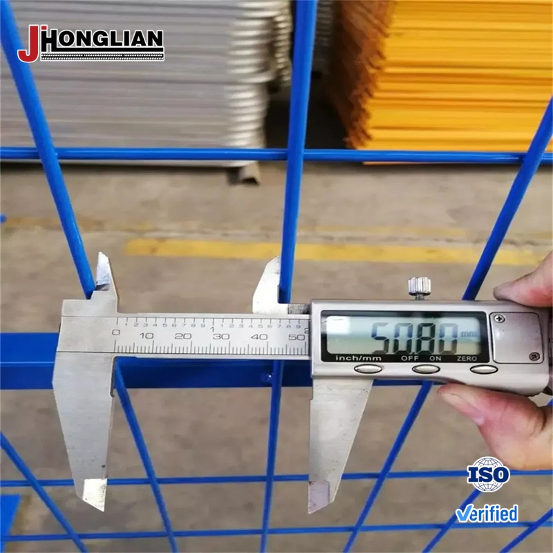 Canada Temporary Construction Fence Panel Steel and Iron Frame