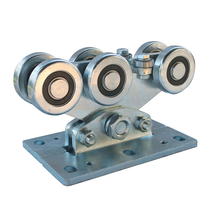 Zinc Plated Large Sliding Cantilever Gate Wheel Carriage