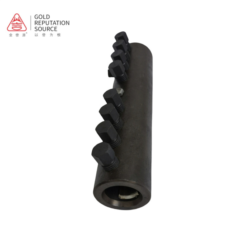 High Quality Durable 45 Carbon Steel Rebar Coupler Metal Connector Bolt Black for Concrete Construction High End Building