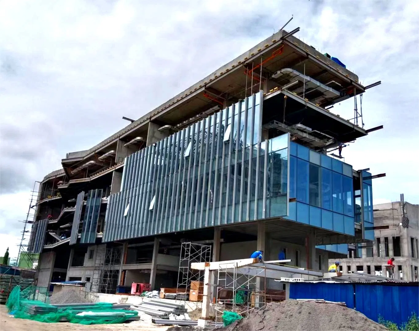 Low-E Glass Curtain Wall for Commercial Buildings, Skyscrapers