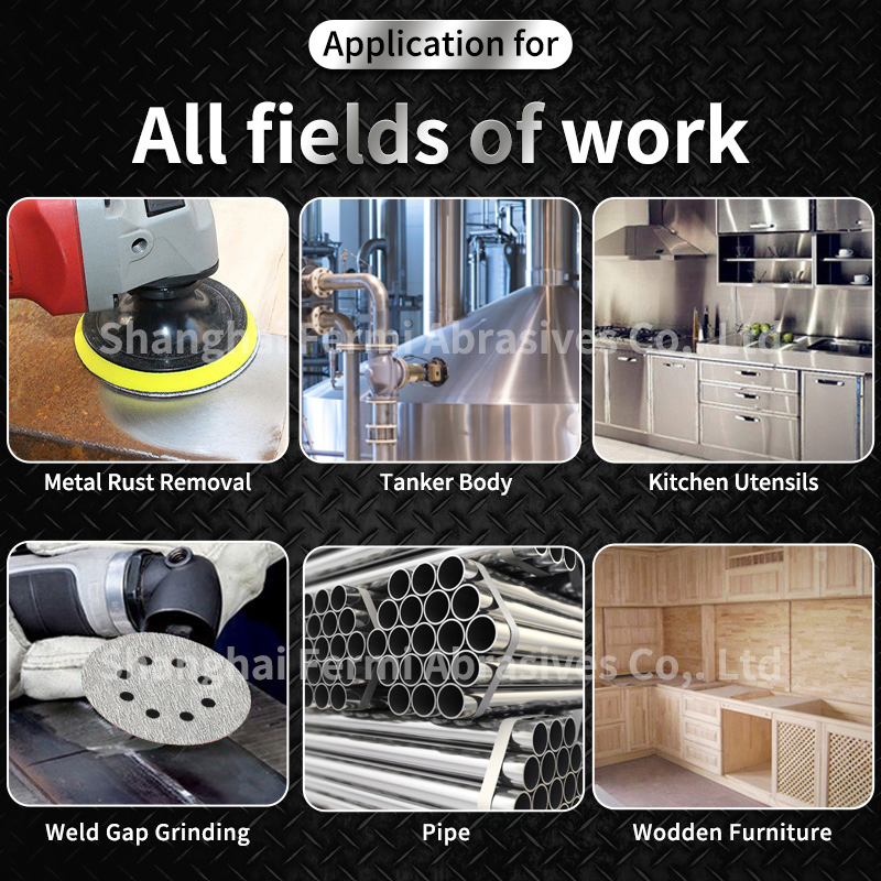 Белый премиум-шлифовальный круг Alox на липучке