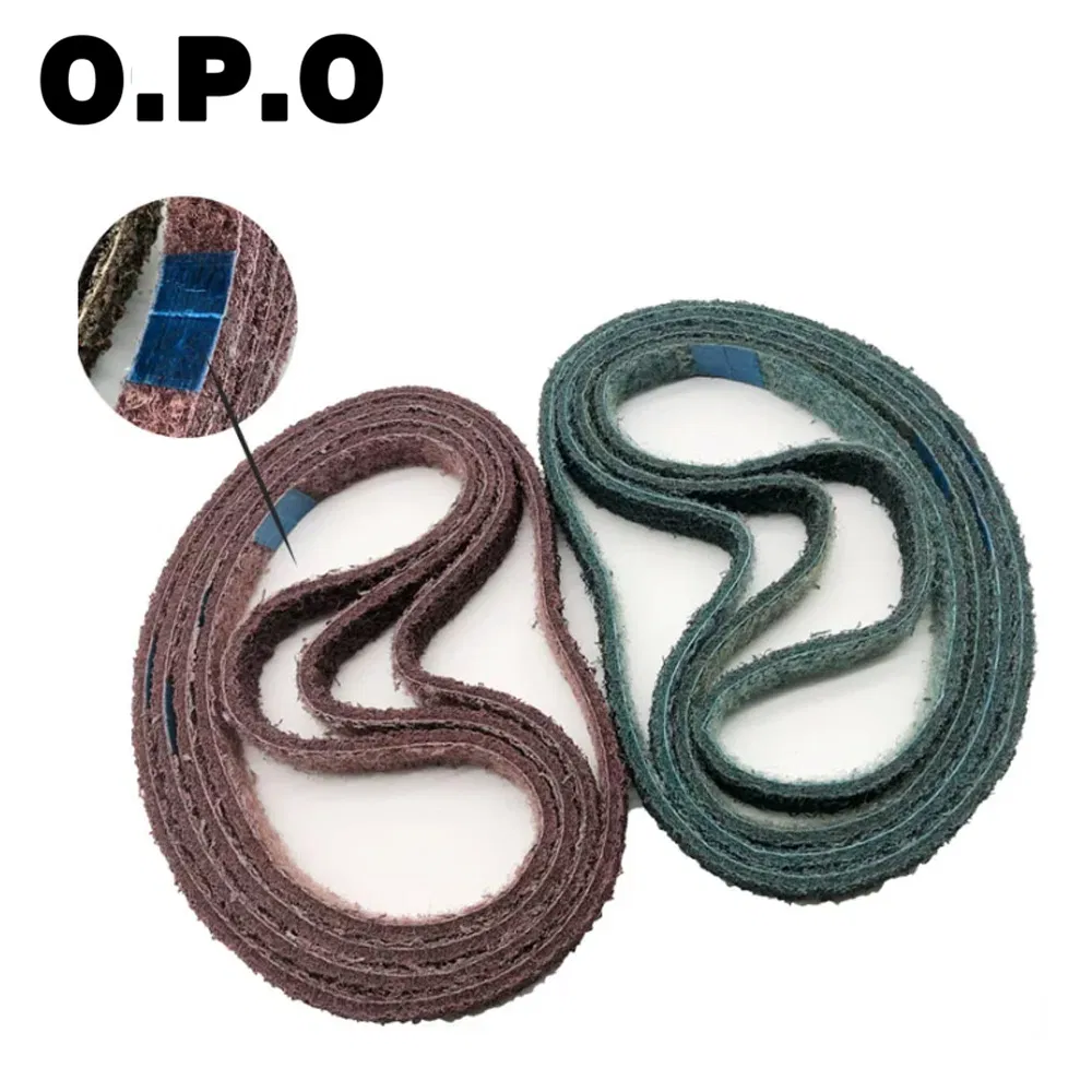Hot Sale Abrasive Non-Woven Nylon Round Belt Multi-Color for Polishing Steel Products for Kitchenware