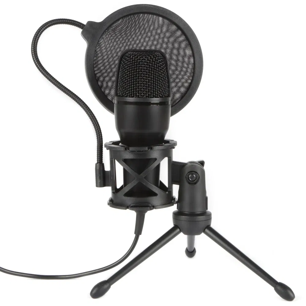 Clear - Sound Professional Computer Live Recording Microphone with Tripod