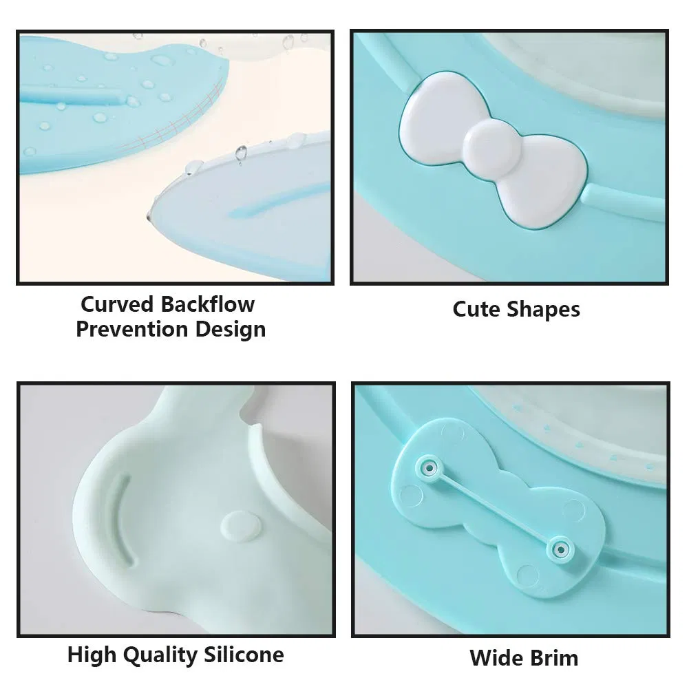 Baby Shower Cap Bath Cap Hat Visor for Kids Toddler Washing Hair