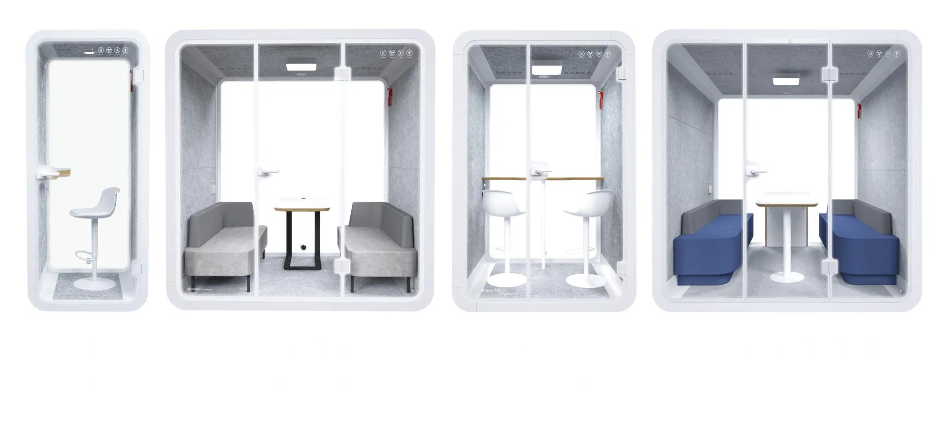 Office Use Sound Insulation Movable Silence Privacy Acoustic Phone Booth