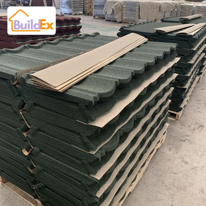 Stone Coated Metal Roofing – Bond Style Tile – Lightweight & Durable – Perfect for Villas and Residential Homes