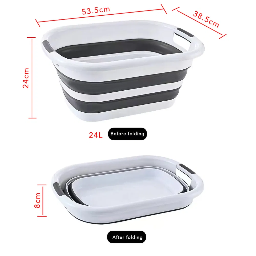 Plastic Household Space Saving Collapsible Bucket