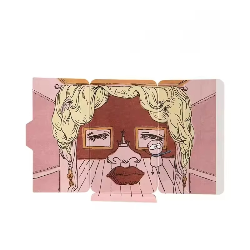 Customized Logo on Matchbook Black Stick with Red Tip Matches Colorful Matchbooks UV Gold Printing Logo Matches Book