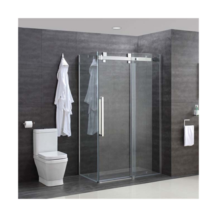 Bathroom Shower Room Frosted Glass Enclosure Swing Door