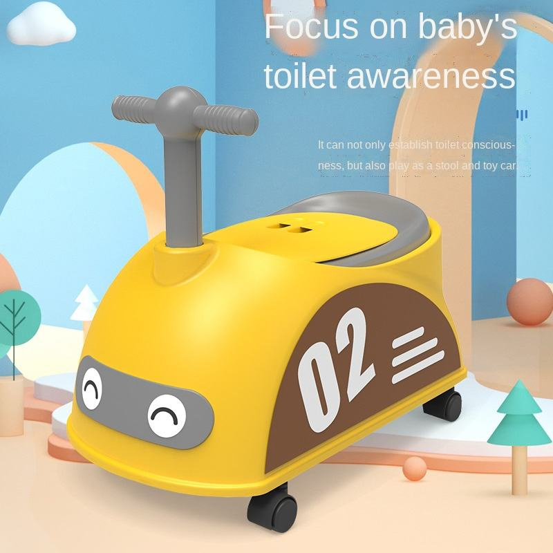 News Cute Cartoon Car Toilet for Baby Kids Training Seat Toilte