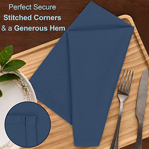 Premium Cotton Blend Cloth Napkins Soft Dinner Napkins for Restaurants