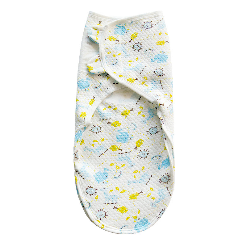 Adjustable Sleep Wrap Baby Swaddle Blanket for Unisex Infant, Soft Cotton Swaddling Sack