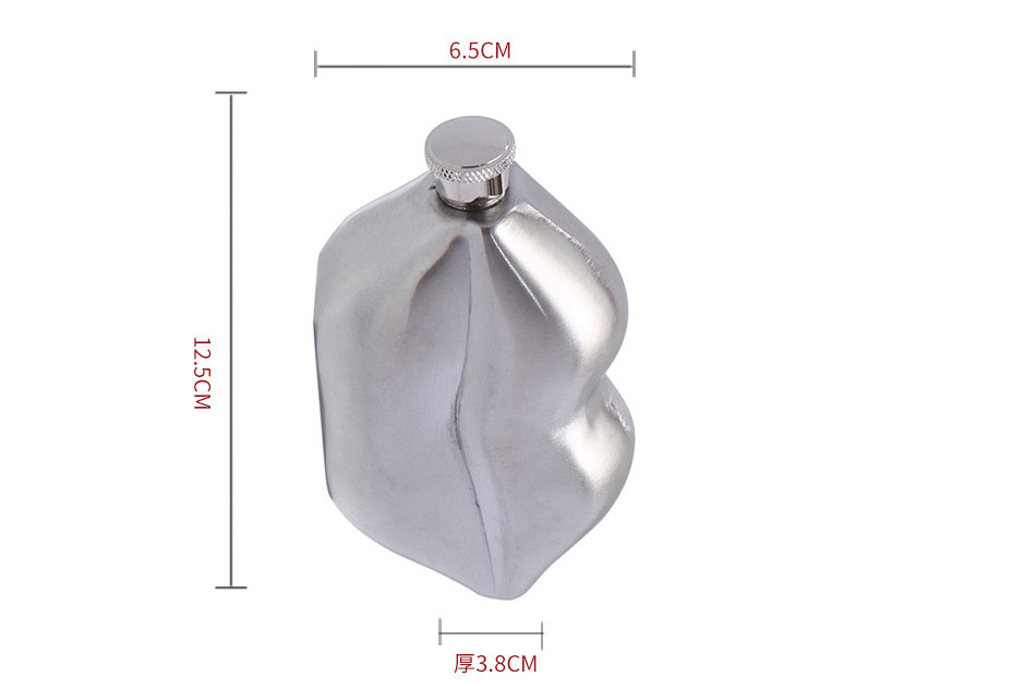 5 Oz Thickened Stainless Steel Personalized Heart Lid Shape Hip Flask for Glen Elgin Glen Flagler Glen Garioch Glen Grant