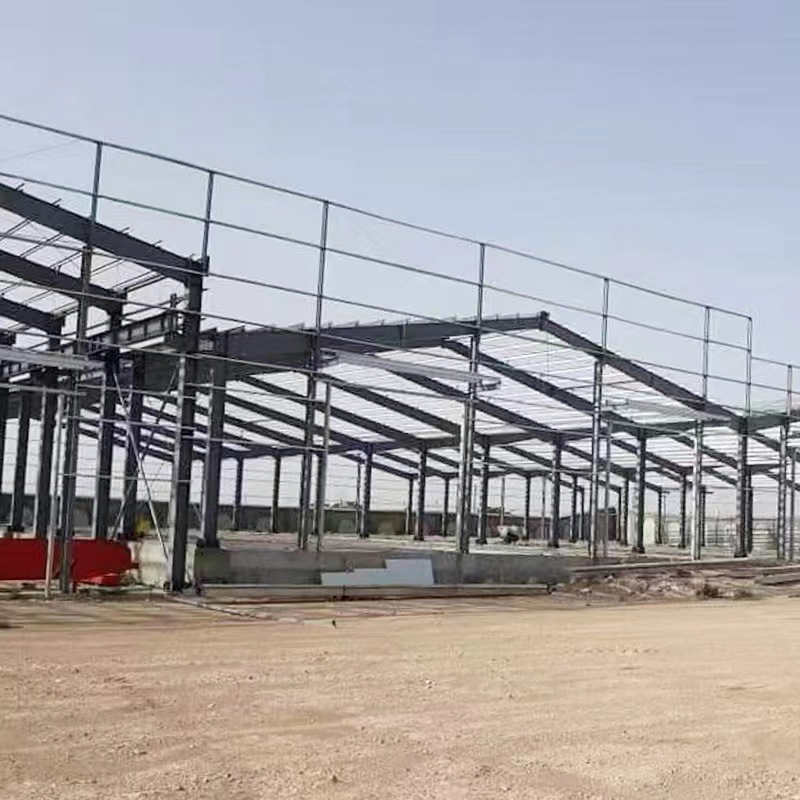 Customized Prefabricated Steel Structure Hangar Warehouse Prefabricated Light Steel Structure Building