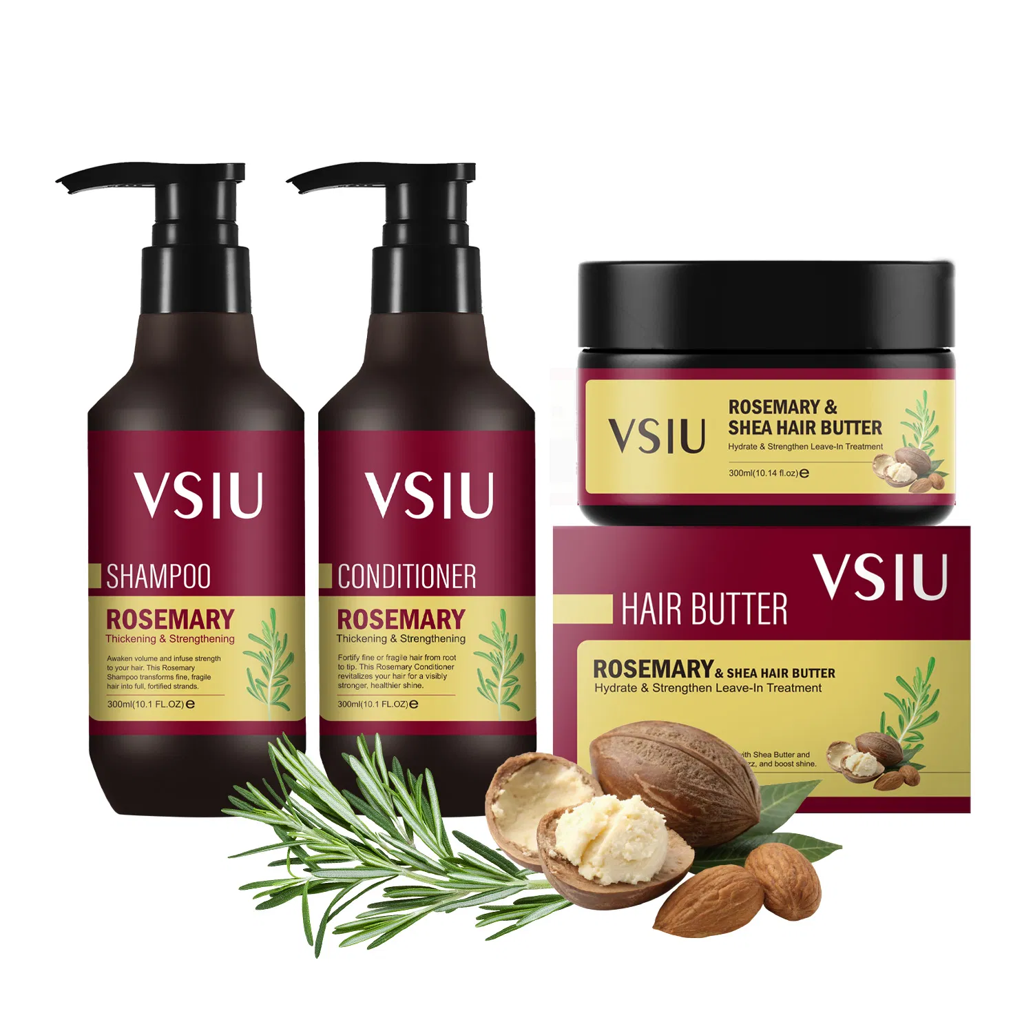 Rosemary Hair Butter Hair Mask with Mint and Biotin Hair Growth Hair Care OEM Hair Conditioner Cream