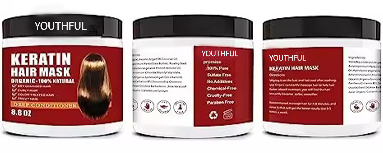 Private Label Hydrating Argan Oil Keratin Hair Mask