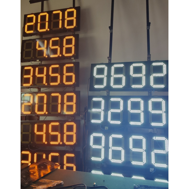 8888 LED Gas Board Gas Station Signs LED 7 Segment LED Board Gas Price Display Gas Signboard