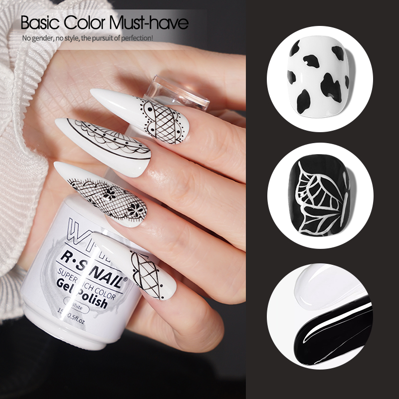 R S Nail OEM Private Label 15g Super Rich Color Gel Polish Adhesive Nail Glue High Quality Long Lasting Varnish Gel Nail Beauty
