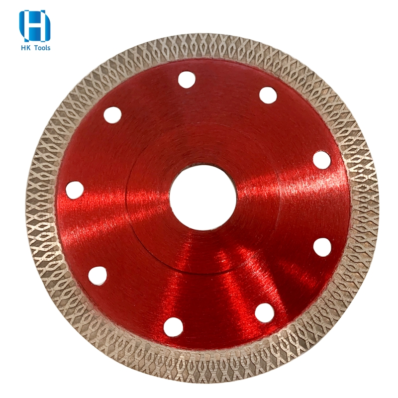 Hot Sale 105/110/115/125mm Ultra Thin Turbo Diamond Saw Blade for Tile Porcelain Ceramic Cutting