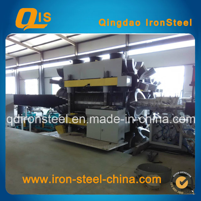 Гофрированная труба HDPE с армированием стальным поясом