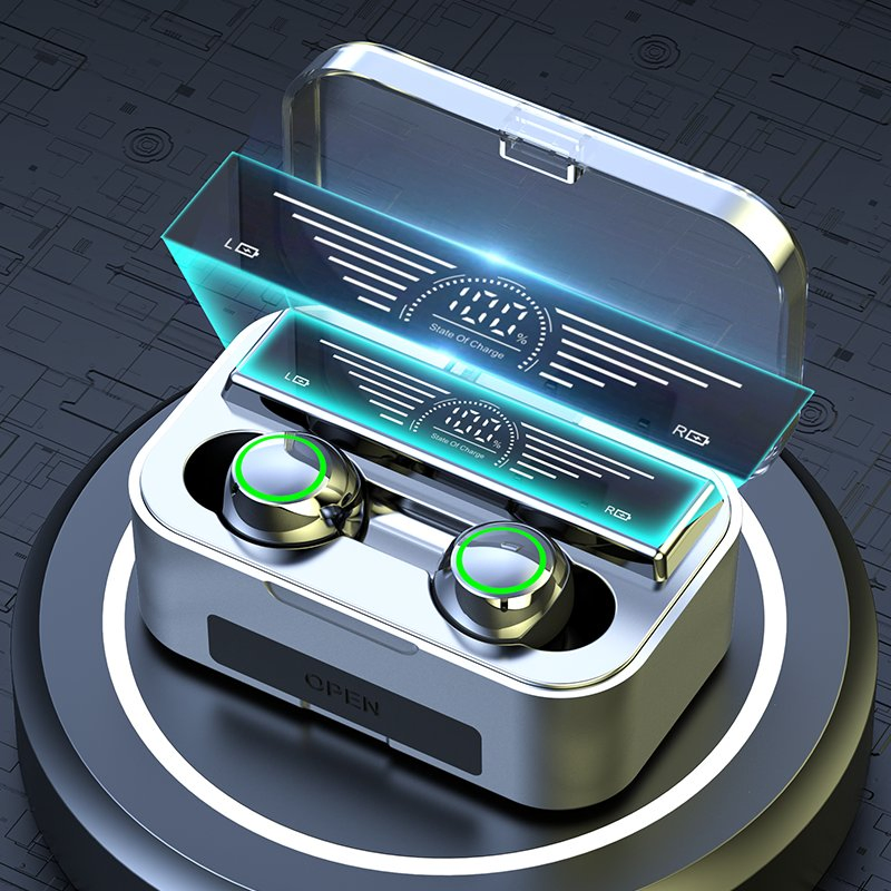 Наушники TWS Bluetooth 5.3 Hi-Fi Stereo с LED дисплеем