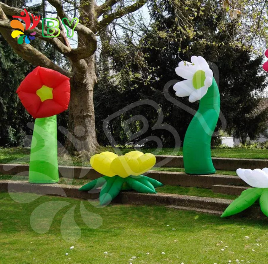 Inflatable Mushroom Decoration Advertising Inflatable Artificial Mushroom for Outdoor Yard Decor with Light