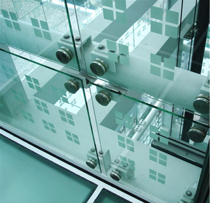 Aluminum Alloy Guardrail Handrail Laminated Tempered Glass with Good Safety Performance
