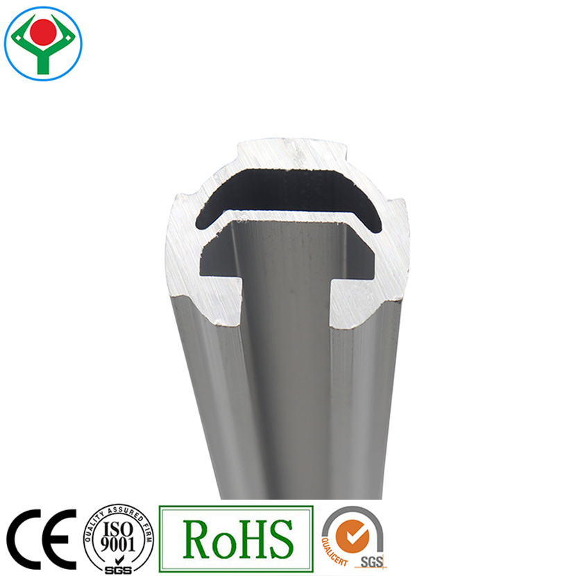 Yusi 28mm Silver Aluminum Pipe for Industrial Cart Racking