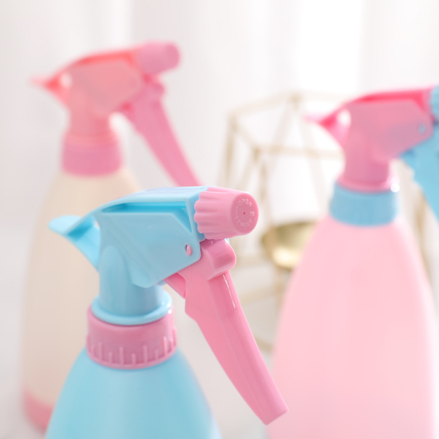 Hand Press Spray Bottle Watering Cleaning Bottle