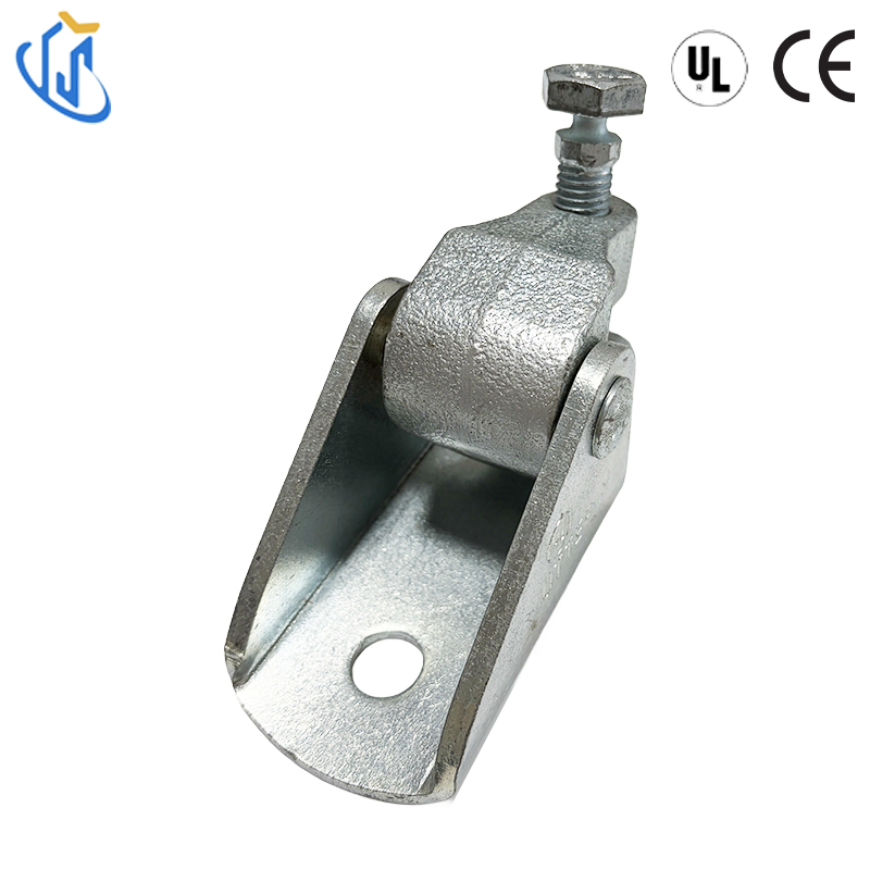Ductile Iron Seismic Strut Channel Fitting Base for Cable Tray/Pipe Support