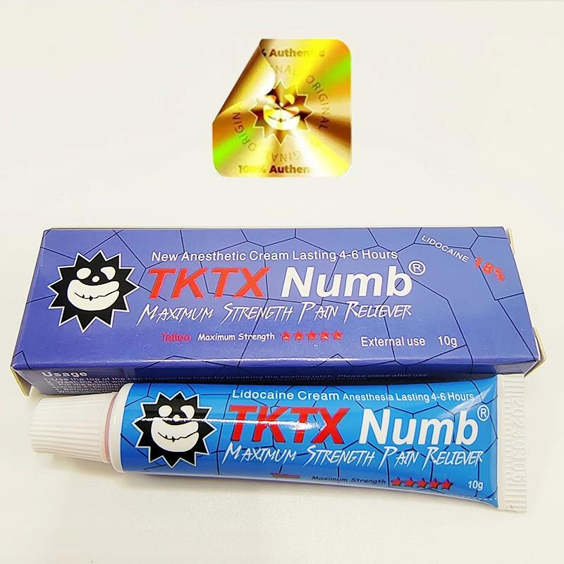 New Tktx Numbing Anesthetic Cream Plastic Tubes Ointment Black Yellow Green Blue Gold 16% 18% 20% 22% 23% New Tktx Numb Cream