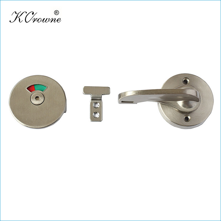 Kc-070 Zinc Toilet Cubicle Partition Bathroom Hardware Accessories Fittings Indication Door Lock