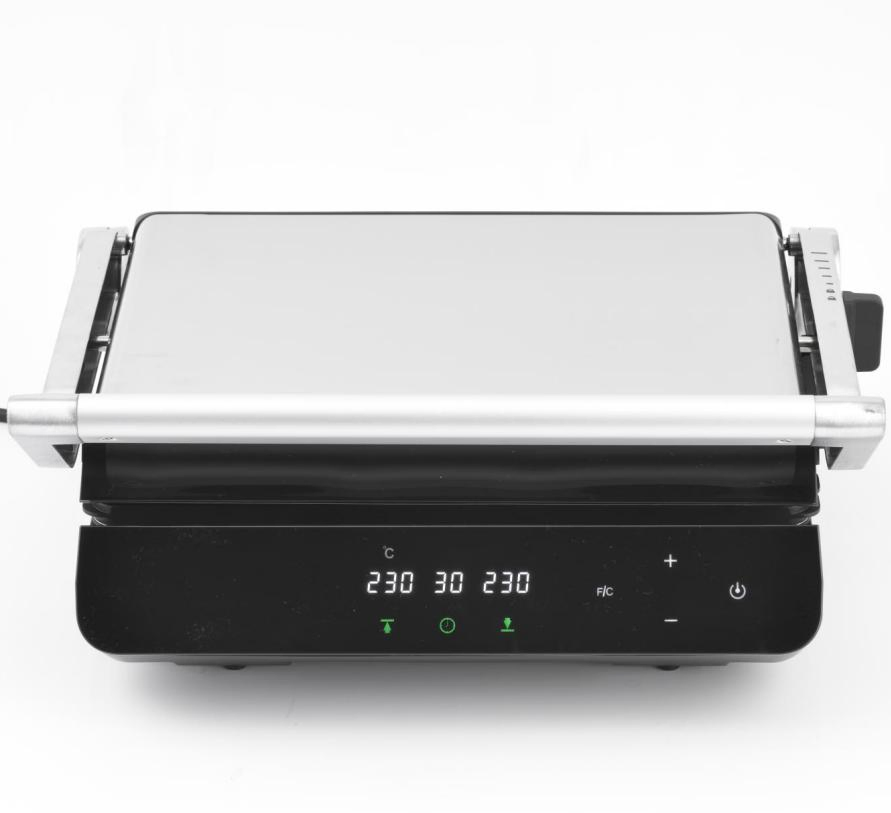 1800W 4 Slice Non-Stick Coated Cooking Plate Digital Grill