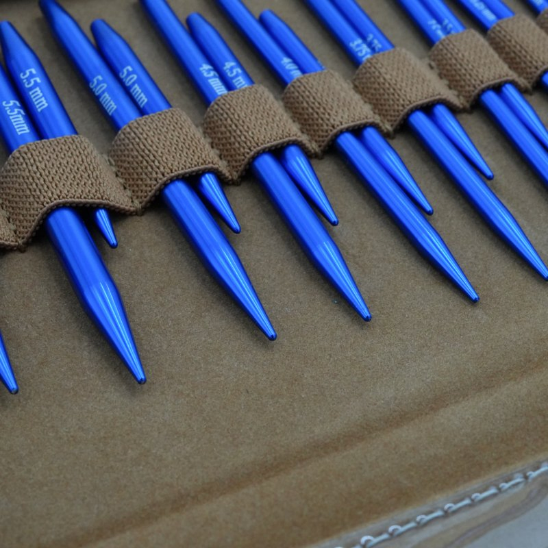 Aluminum Interchargeable Circular Needles Sets (9PCS)