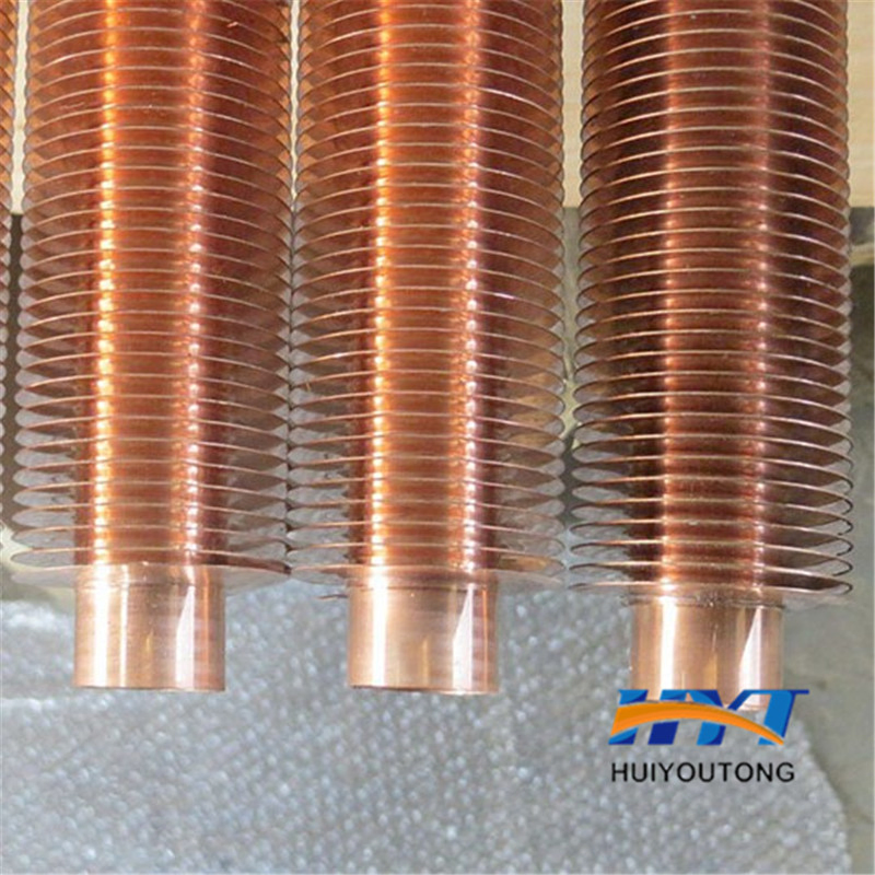 Stock C12000 C27000 Seamless Alloy Copper Finned Pipes Tubes Air Conditioner Heat Exchanger