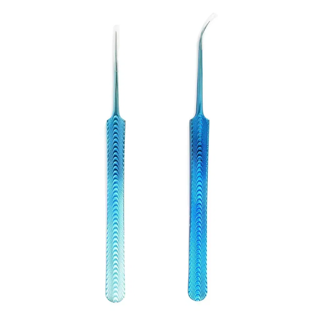 Nail Art Stainless Steel Lashes Eyelash Tweezer Set Guangdong Pointed Medical Eyelashes Eyebrow Tweezers