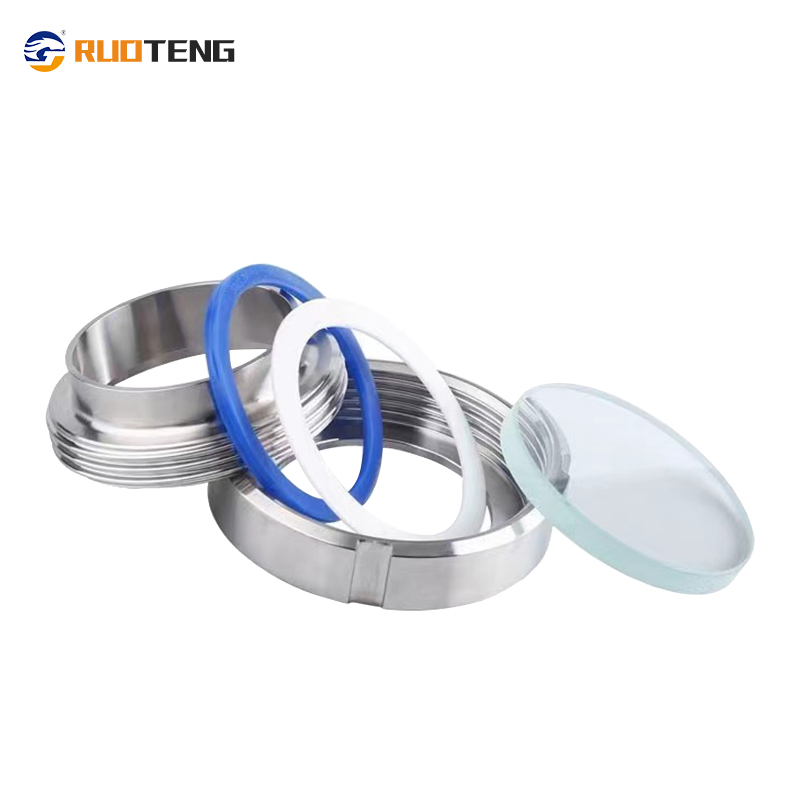 [Ruoteng] Stainless Steel SS304 316L Sanitary Tri-Clamp Union Sight Glass Viewing Holes for Pressure Tanks for Glass Canning